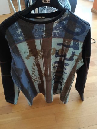 Camiseta Caramelo hombre manga larga