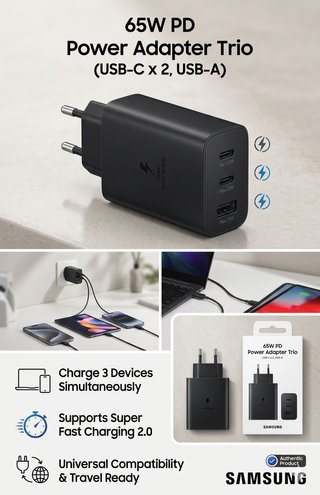 Samsung Pack Carga Rápida 3 Accesorios
