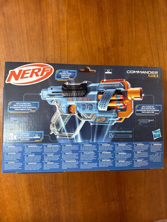 Nerf Elite 2.0 Commander RD-6 Lanzador