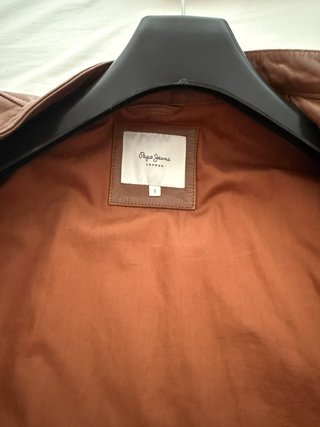 Cazadora Cuero Pepe Jeans Marrón Talla s