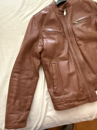 Cazadora Cuero Pepe Jeans Marrón Talla s