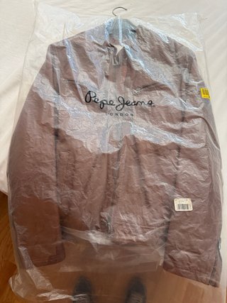 Cazadora Cuero Pepe Jeans Marrón Talla s