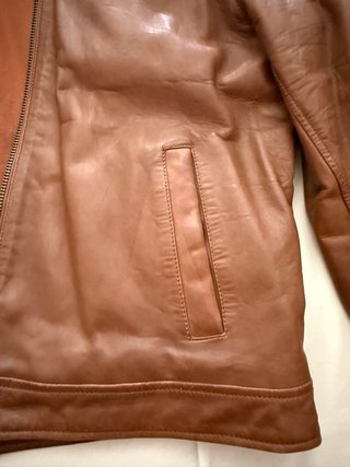 Cazadora Cuero Pepe Jeans Marrón Talla s