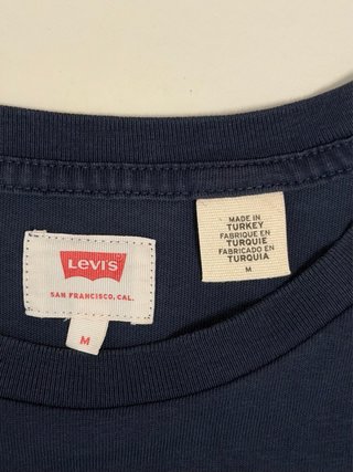 Maglietta Levis Uomo Blu e Bianca