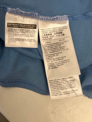 Maglietta Levis Uomo Blu e Bianca