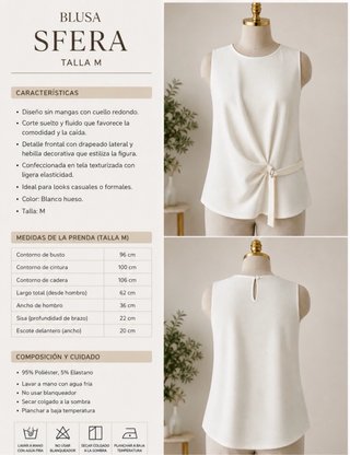 Blusa Sfera Talla M