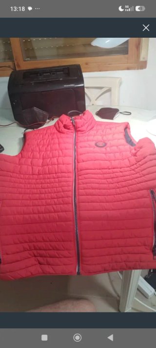 Chaleco acolchado rojo Timberland