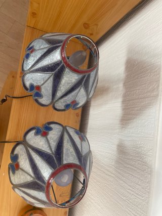 Lámparas de mesa artesanales
