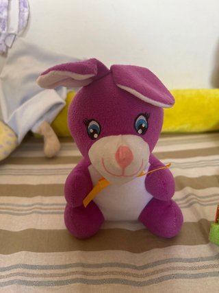 Peluche conejo rosa