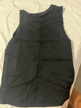 Camisa Mango tirantes negra L