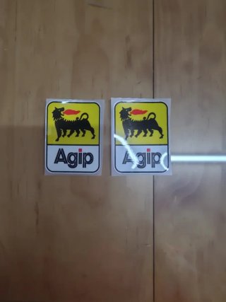 Pegatinas Agip (2 unidades)