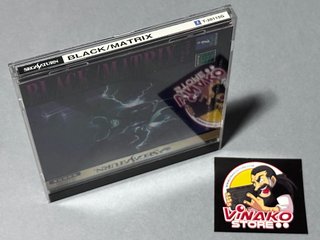 Black/Matrix Sega Saturn NTSC-J Spinecard + Reg.