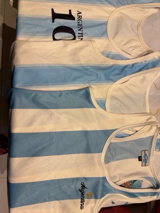 Musculosa Argentina Mujer T M y XL