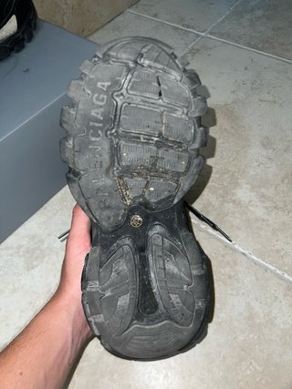 Balenciaga Track LED Zapatillas Negras Plata