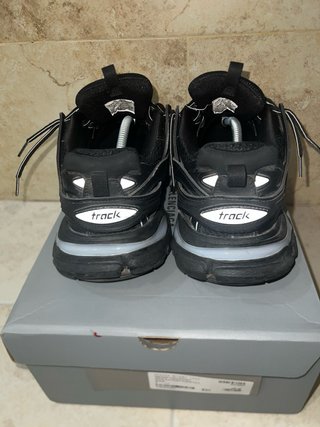 Balenciaga Track LED Zapatillas Negras Plata