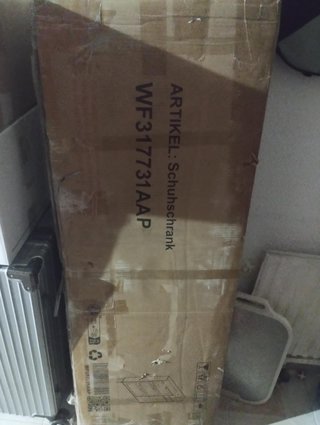 Zapatero ratán y madera nuevo