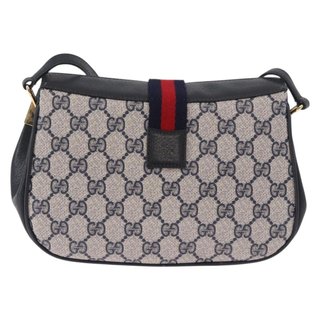 GUCCI GG Supreme Sherry Line Shoulder Bag PVC
