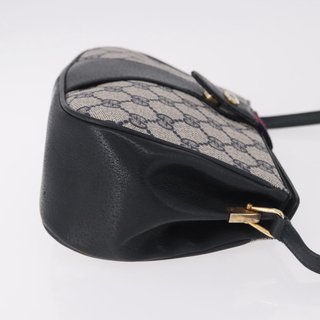 GUCCI GG Supreme Sherry Line Shoulder Bag PVC