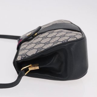 GUCCI GG Supreme Sherry Line Shoulder Bag PVC