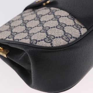 GUCCI GG Supreme Sherry Line Shoulder Bag PVC