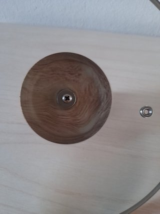 Coperchio nuovo in vetro temperato diam 20 cm con