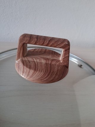 Coperchio nuovo in vetro temperato diam 20 cm con