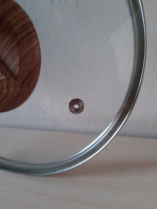 Coperchio nuovo in vetro temperato diam 20 cm con