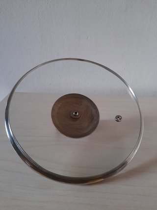 Coperchio nuovo in vetro temperato diam 20 cm con