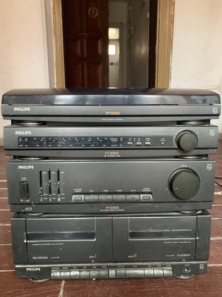 Equipo de sonido modular Philips negro