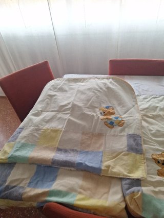 Ropa de cuna para bebé con osito