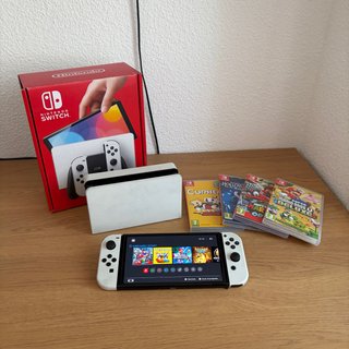 Nintendo Switch OLED Blanca + Juegos