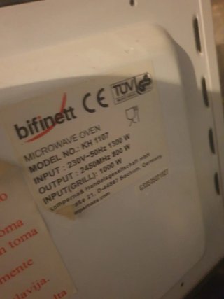 Microondas Bifinet Multifunción