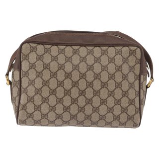 GUCCI GG Supreme Web Sherry Line Shoulder Bag PVC