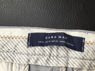 Pantalón Zara Beige Chico