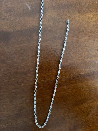 Cadena Calabrote Macizo 60cm Plata