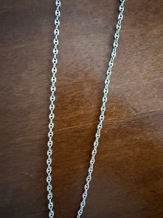 Cadena Calabrote Macizo 60cm Plata