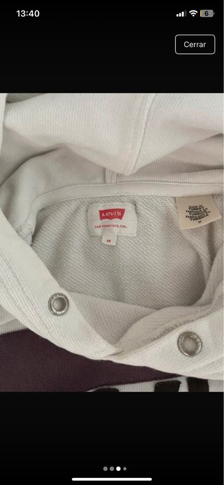 Sudadera Levi's con capucha talla M