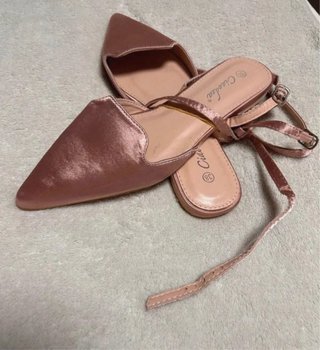Zapatos planos rosa talla 38