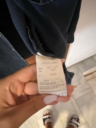 Camisa vaquera oscura algodón Talla L