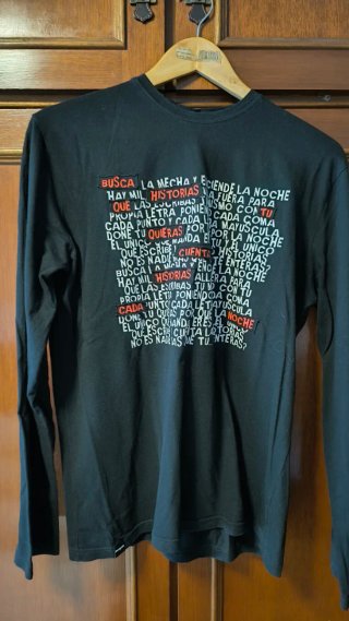 Lote de 5 camisetas manga larga talla M.