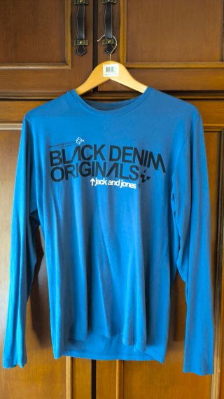Lote de 5 camisetas manga larga talla M.