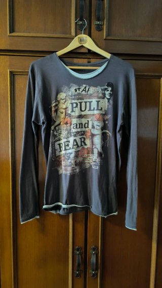 Lote de 5 camisetas manga larga talla M.