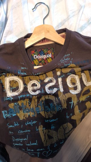 Lote de 5 camisetas manga larga talla M.