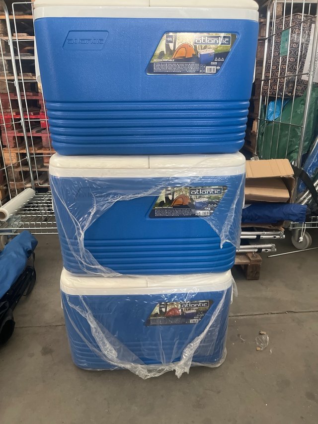 Frigorifero portatile 60L Blu e Bianco