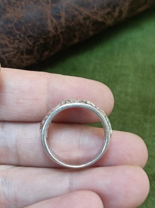 Anillo Plata Ley 925 Calado Elefantes