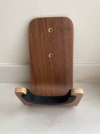Appendiabiti da parete in legno per chitarra