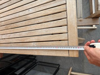 Mesa extensible madera exterior Solis