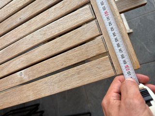 Mesa extensible madera exterior Solis