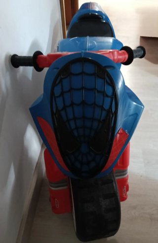 Moto correpasillos Spiderman Injusta XL Grande