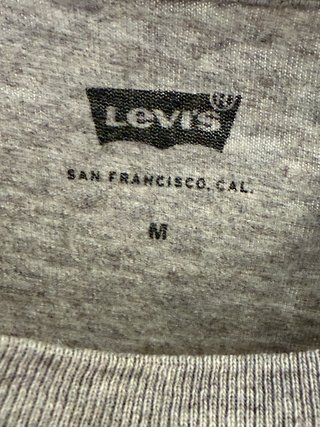 Maglietta Levi's Grigia con Logo